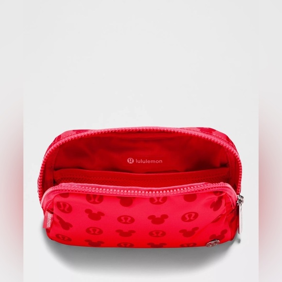 Lululemon x Disney Everywhere Belt Bag Mickey and Logo Printed Classic Pink - Picture 2 of 9